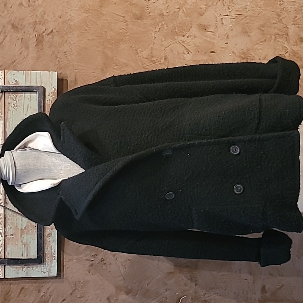 ATM Anthony Thomas Melillo Black Pea Coat M